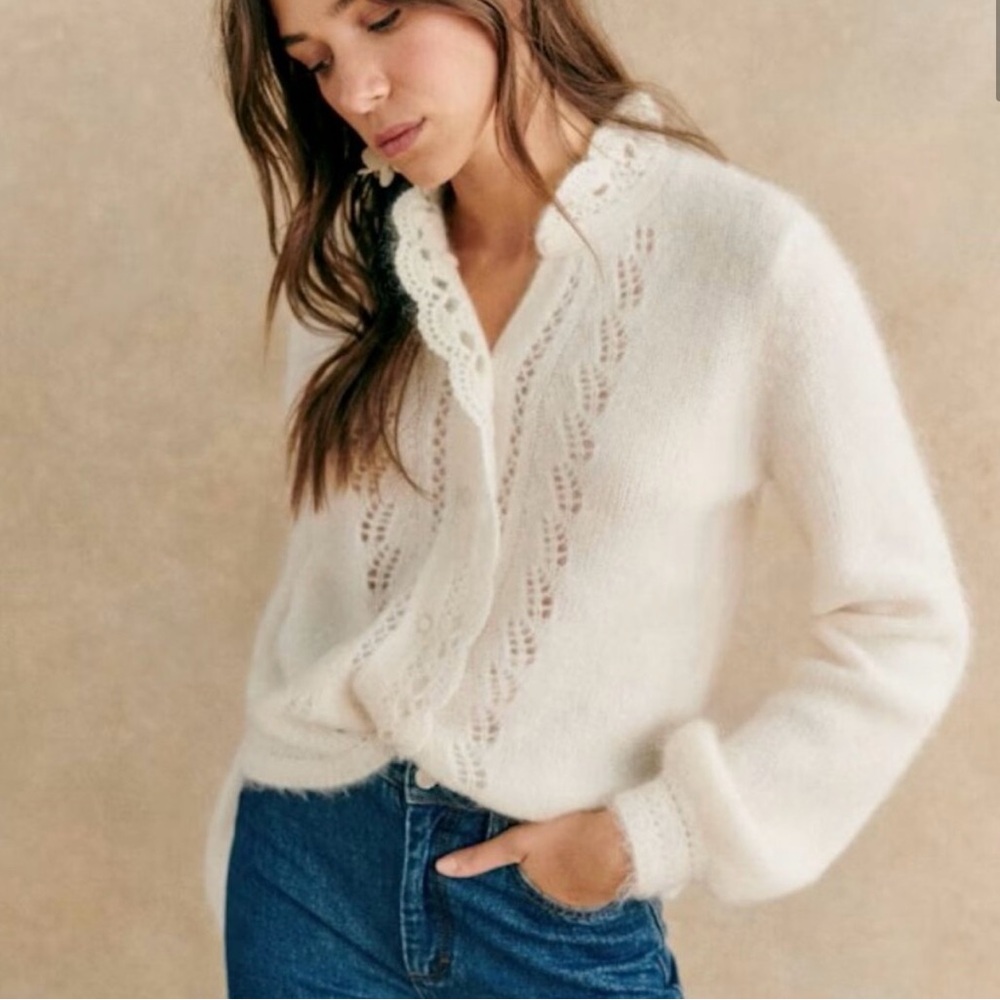 NOT FOR SALEš¤LIKE NEW SEZANE Angie Cardigan Size XXSš¤ - Picture 5 of 8